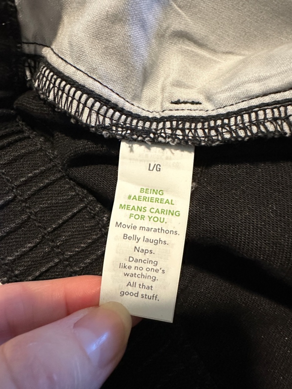 NWT Aerie Black Denim Shorts Sz L - Picture 7 of 8